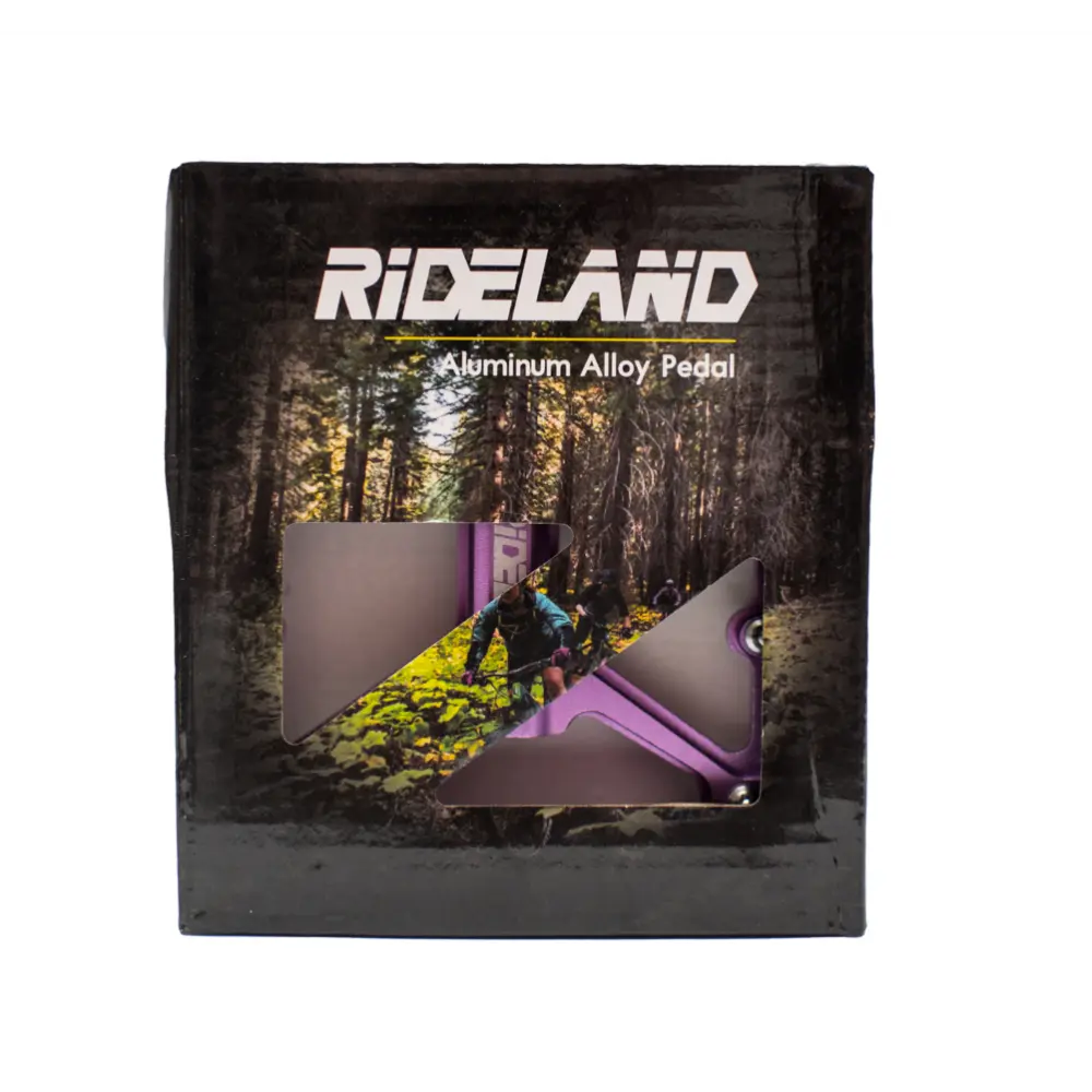Pedal de Bicicleta Rideland RD07 Purple Tamaño Único — miniatura 3