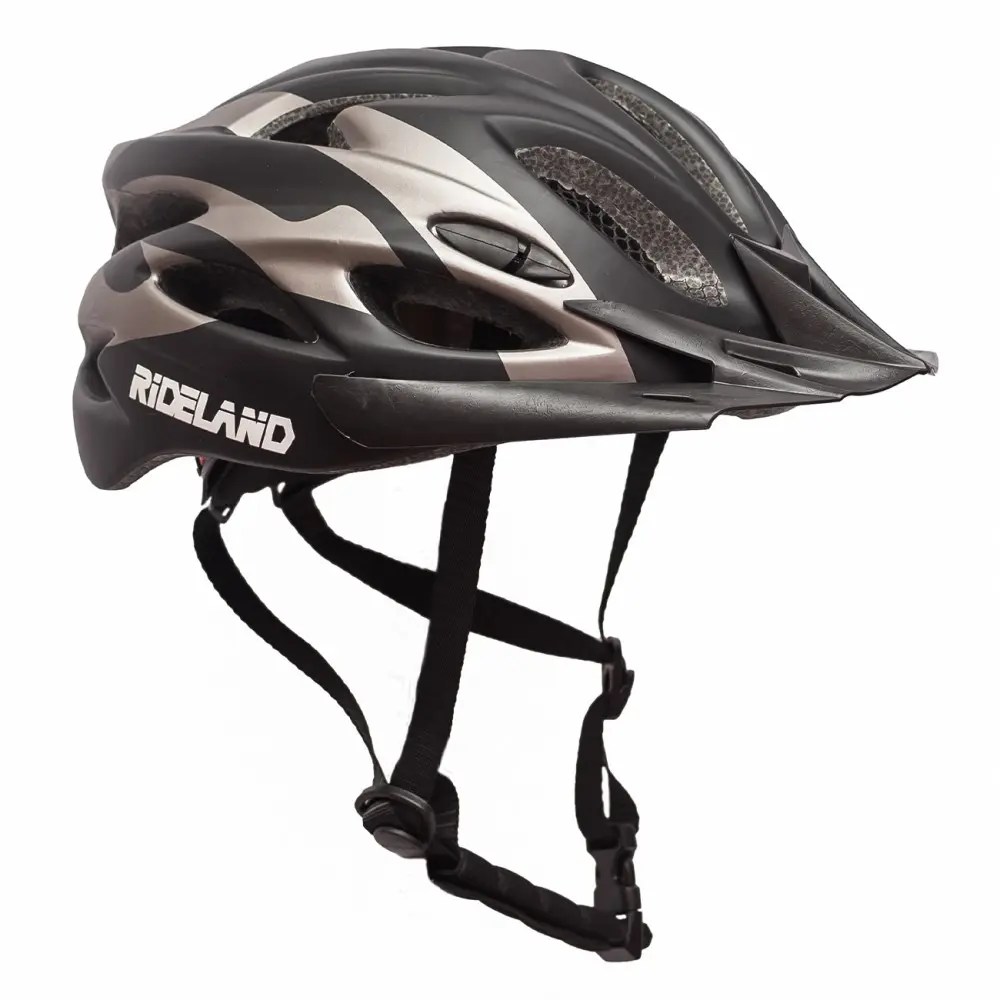 Casco de Bicicleta RIDELAND Fungo MTB Black Gray S/M — miniatura 2