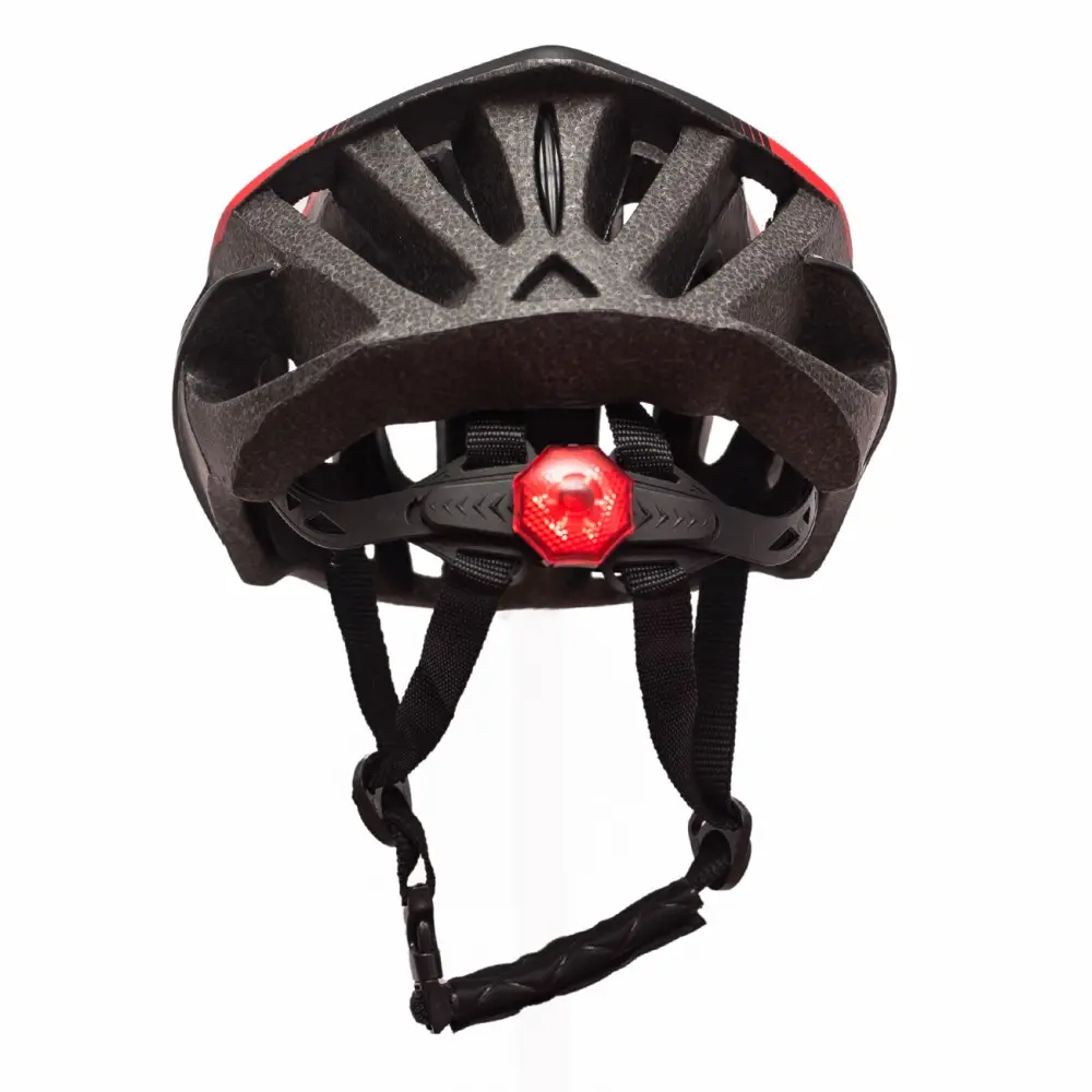 Casco de Bicicleta RIDELAND Fungo MTB Black Red S/M y M/L — miniatura 3